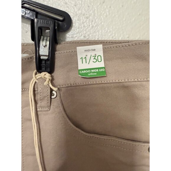 Re Generation NWT Willow Cargo Pants Wide Leg Mid Rise Womans 11/30 - Picture 4 of 6